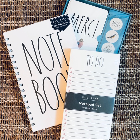 RAE DUNN•THANK YOU Card + Stickers set - Picture 4 of 6